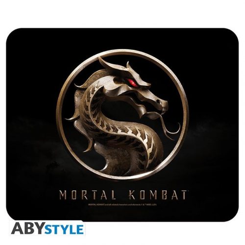 Mortal Kombat Rugalmas Egérpad - Logó (23,5 x 19,5 cm)