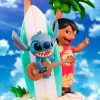 DISNEY Lilo & Stitch figurin Surfboard