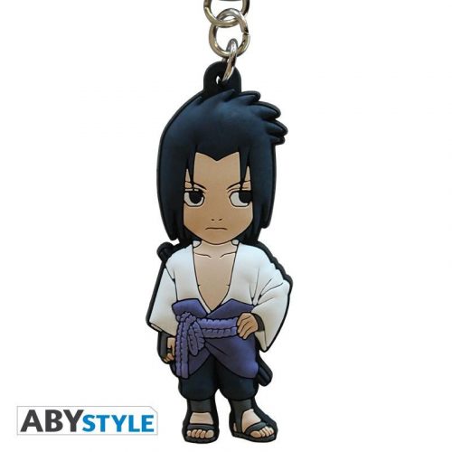 NARUTO SHIPPUDEN Kulcstartó PVC Sasuke