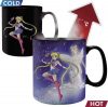 SAILOR MOON Hőváltozós Varázskupa 460 ml Sailor és Chibi