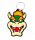 Super Mario gumi kulcstartó - Bowser