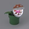 Super Mario Mini Piranha Plant Pozíciozható Lámpa Kiprobálás (magasság: 15 cm)