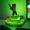 Minecraft Steve Diorama Lámpa (magasság: 30 cm)