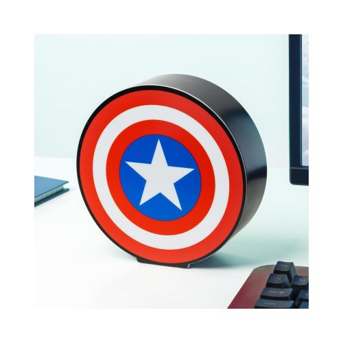 Marvel Captain America lámpa - pajzs (átmérő: 16 cm)