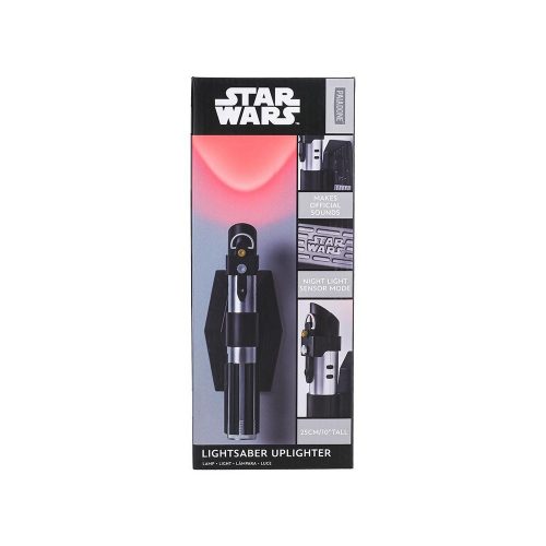 Star Wars Darth Vader fénykard lámpa hanggal (magasság: 25 cm)