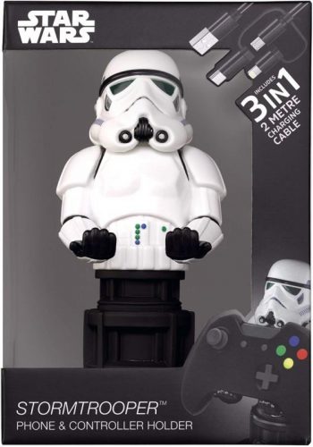 Star Wars Stormtrooper telefon- és játékvezérlő tartó figura (20 cm)