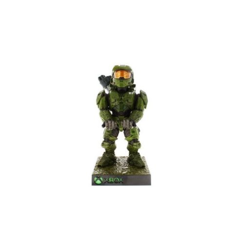 Halo Master Chief kizárólagos változatú telefon- és játékvezérlő-tartó (20 cm) világító négyzetes talappal.