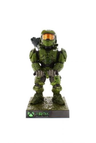 Halo Master Chief kizárólagos változatú telefon- és játékvezérlő-tartó (20 cm) világító négyzetes talappal.