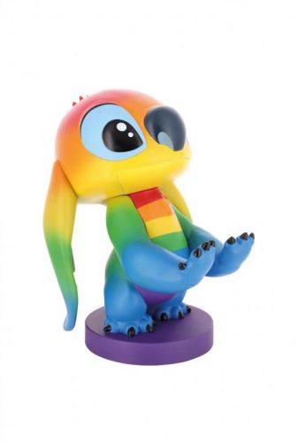 Disney Lilo és Stitch: Szivárvány Stitch telefon- és vezérlőtartó (20 cm)