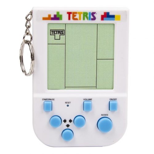 Tetris Mini Retro Kézi Videojáték Kulcstartó