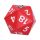 Dungeons & Dragons D20 dobókocka doboz (13,5 cm)