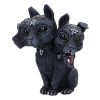 Cult Cuties 3 fejű kutya szobor - 10,5 cm