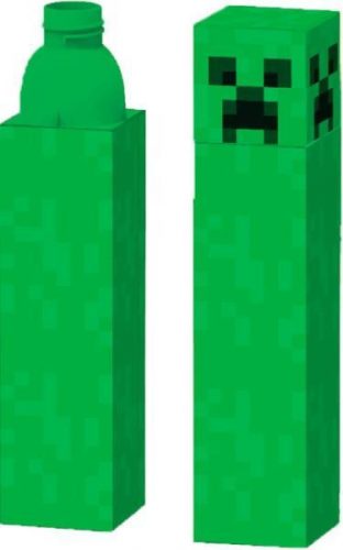 Minecraft Creeper kocka kulacs (650 ml)