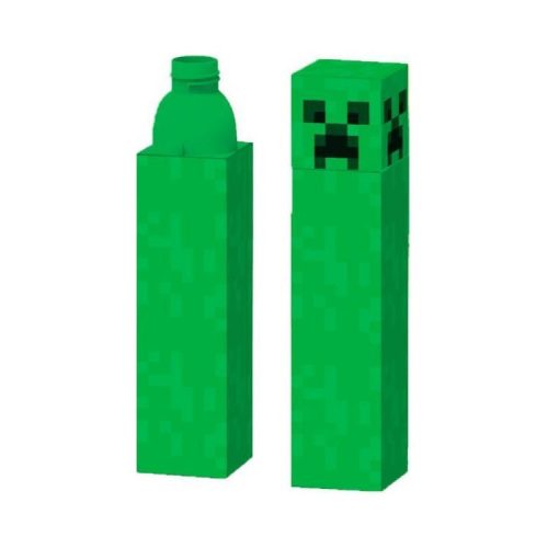 Minecraft Creeper kocka kulacs (650 ml)