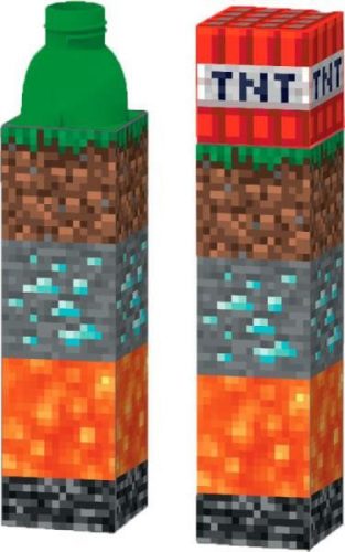 Minecraft kocka kulacs (650 ml)